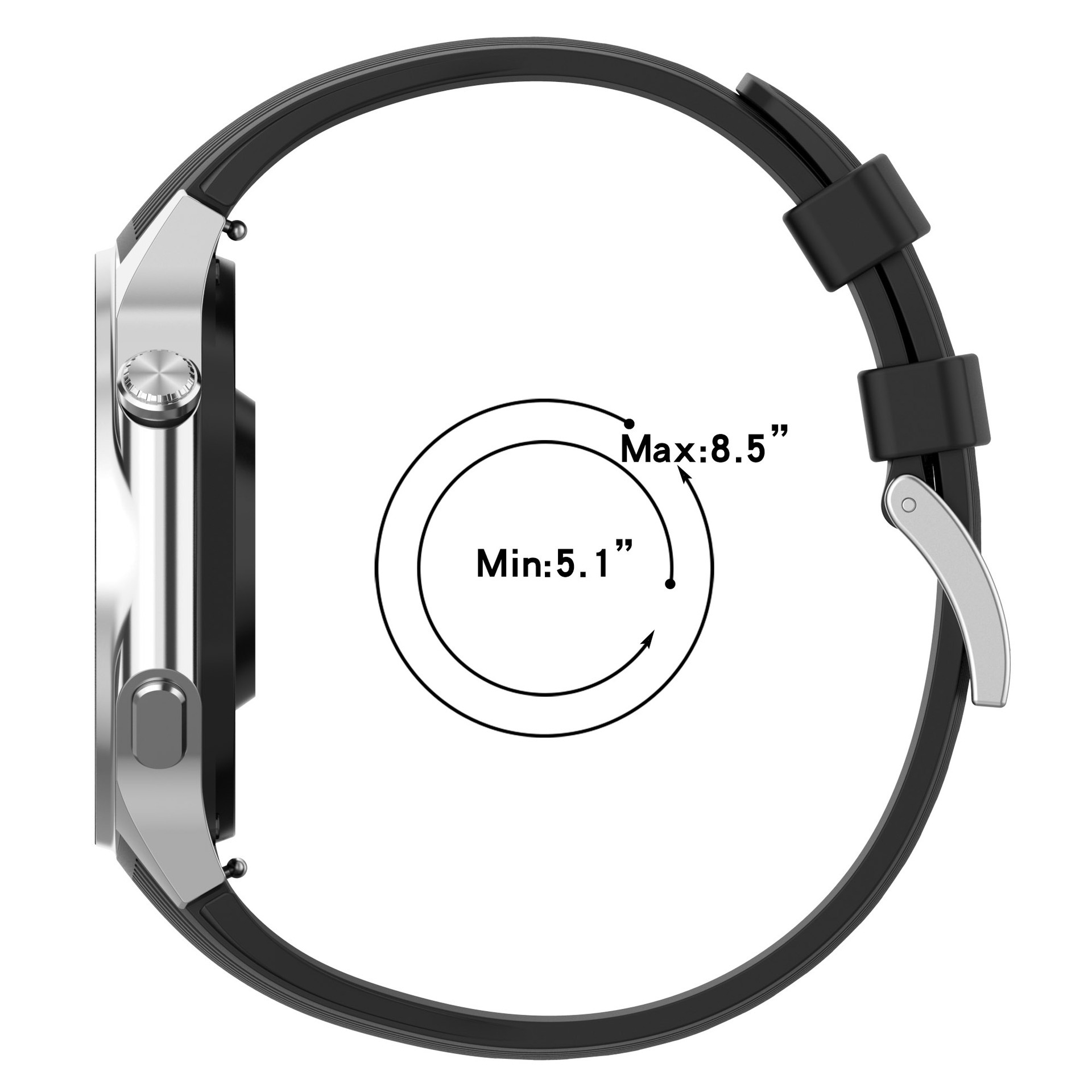 No Gap Silicone Watchband For  - Smartwatch X2 评论和价格