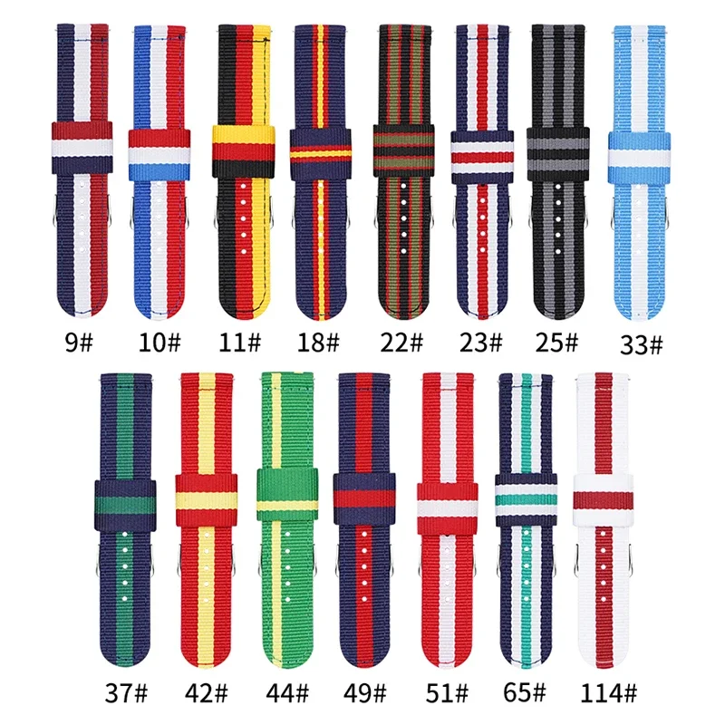 20mm 22mm Woven Nylon Strap fo - Nylon Nato Strap 评论和价格