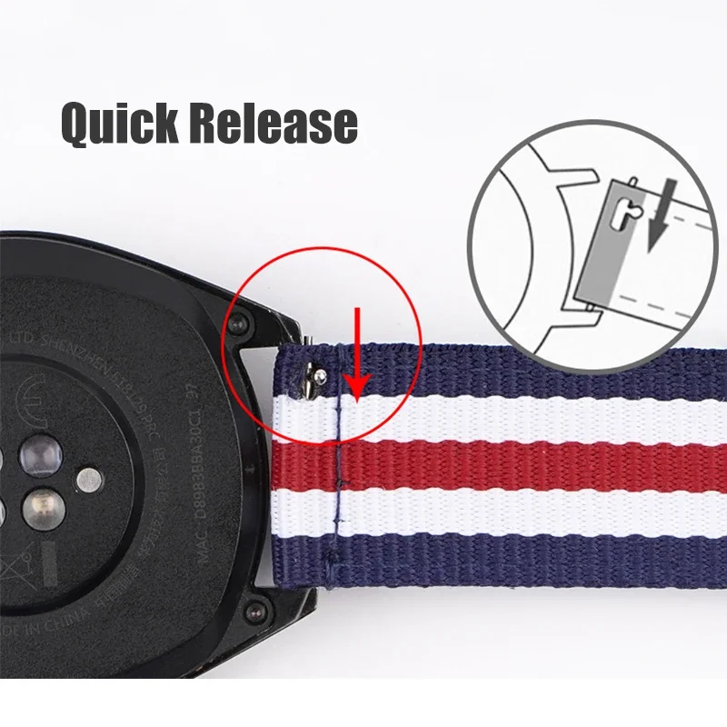 20mm 22mm Woven Nylon Strap fo - Nylon Nato Strap 评论和价格