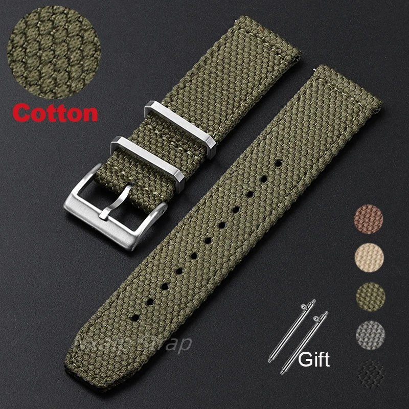 20mm 22mm Nylon Cotton Watch S - Nylon Nato Strap 评论和价格