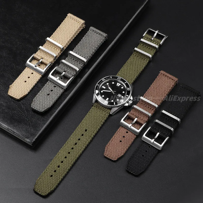 20mm 22mm Nylon Cotton Watch S - Nylon Nato Strap 评论和价格