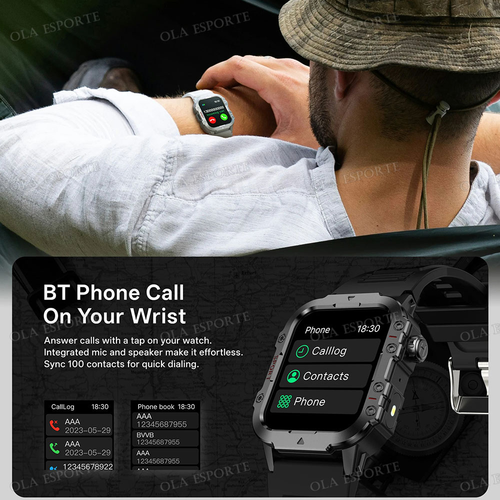 New Military Smart Watch Men I - Smartwatch X12 评论和价格