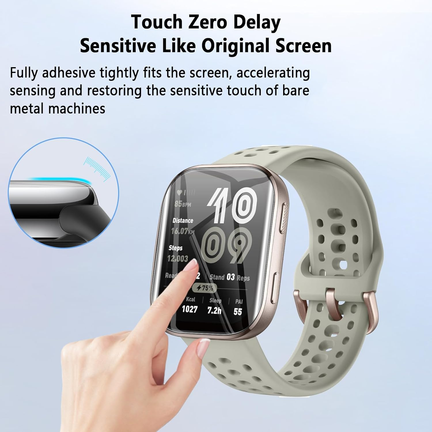 Screen Protector for Amazfit b - Smartwatch Band Accessories 评论和价格
