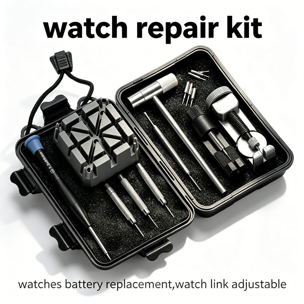 16Pcs Watch band adjust tool U - Tool Kit Strap Change 评论和价格