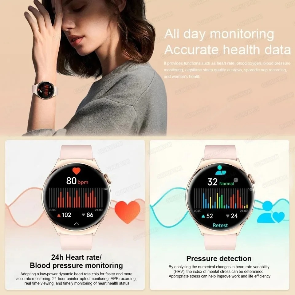 Women Smartwatch NFC AMOLED Sc - Smartwatch Custom 评论和价格
