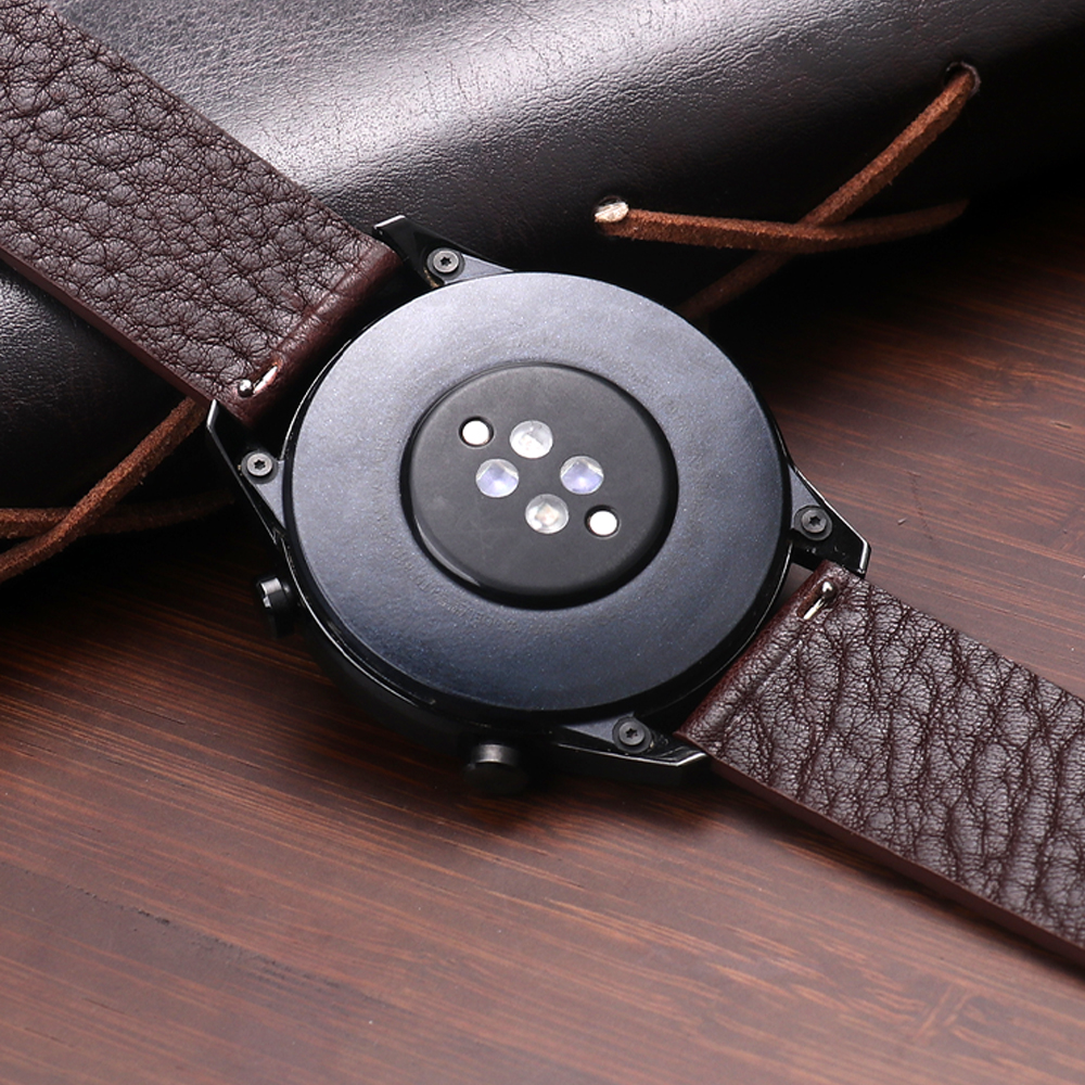 22mm Genuine Calfskin Leather  - Smartwatch Accessories Shop 评论和价格
