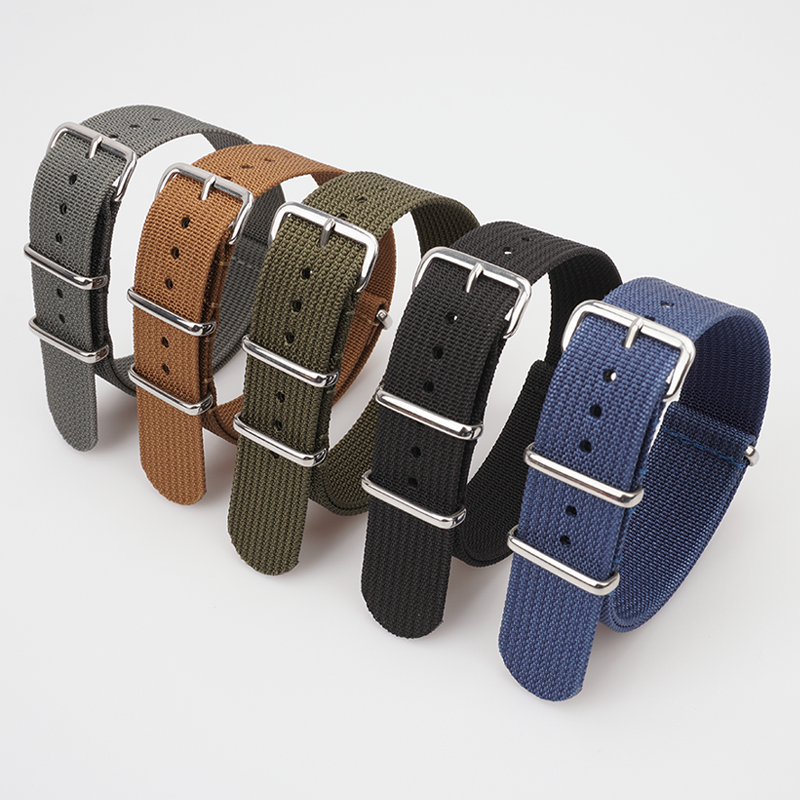 Ribbed Nylon Strap For Seiko M - Nylon Nato Strap 评论和价格