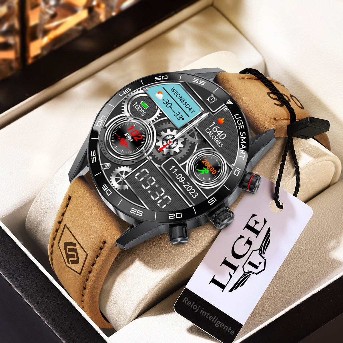 LIGE 2024 New Rugged Military  - Smartwatch Instagram 评论和价格