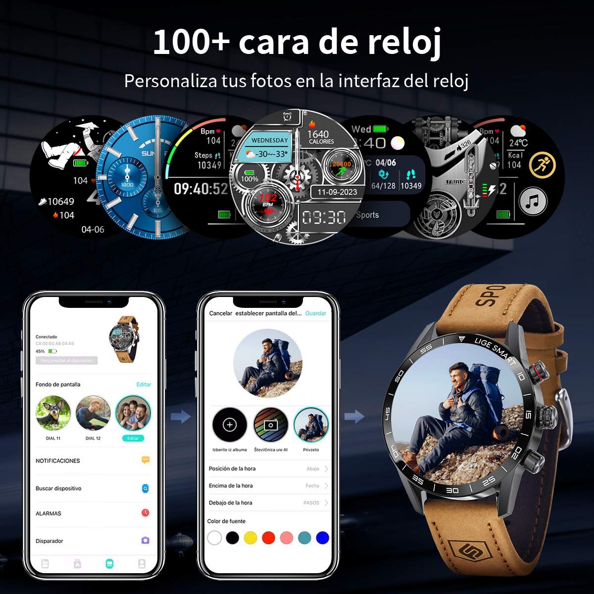 LIGE 2024 New Rugged Military  - Smartwatch Instagram 评论和价格