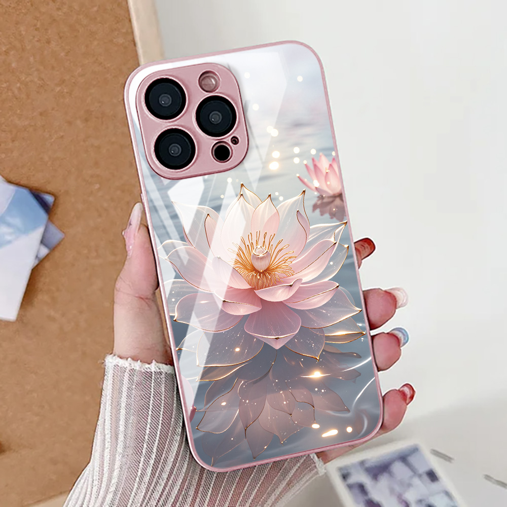 Lotus Flower Phone Case For iP - Screen Protector Film 评论和价格