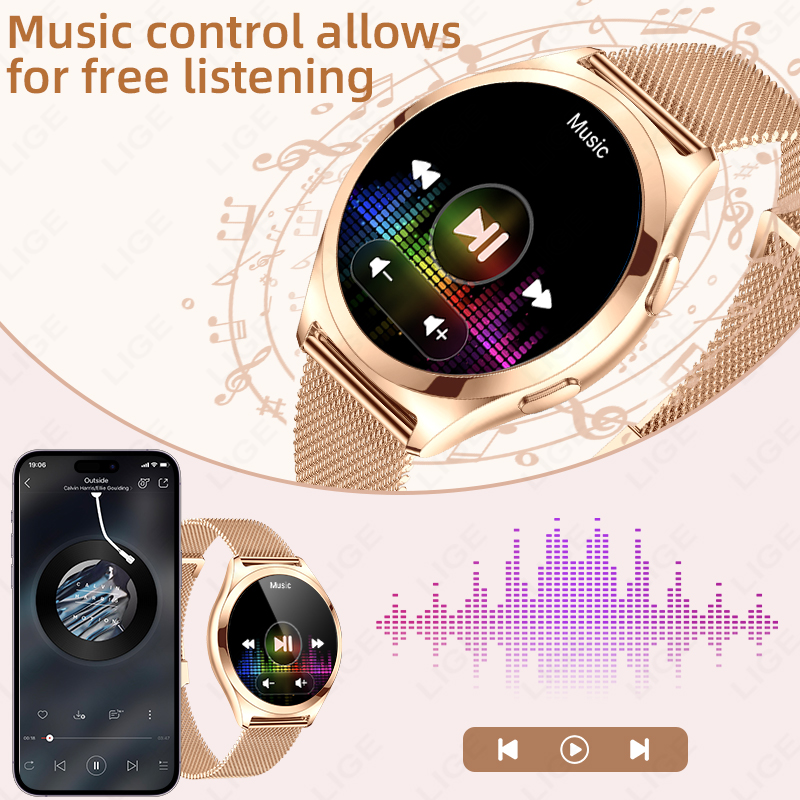 LIGE Luxury Smart Watch For Wo - Smartwatch Custom 评论和价格