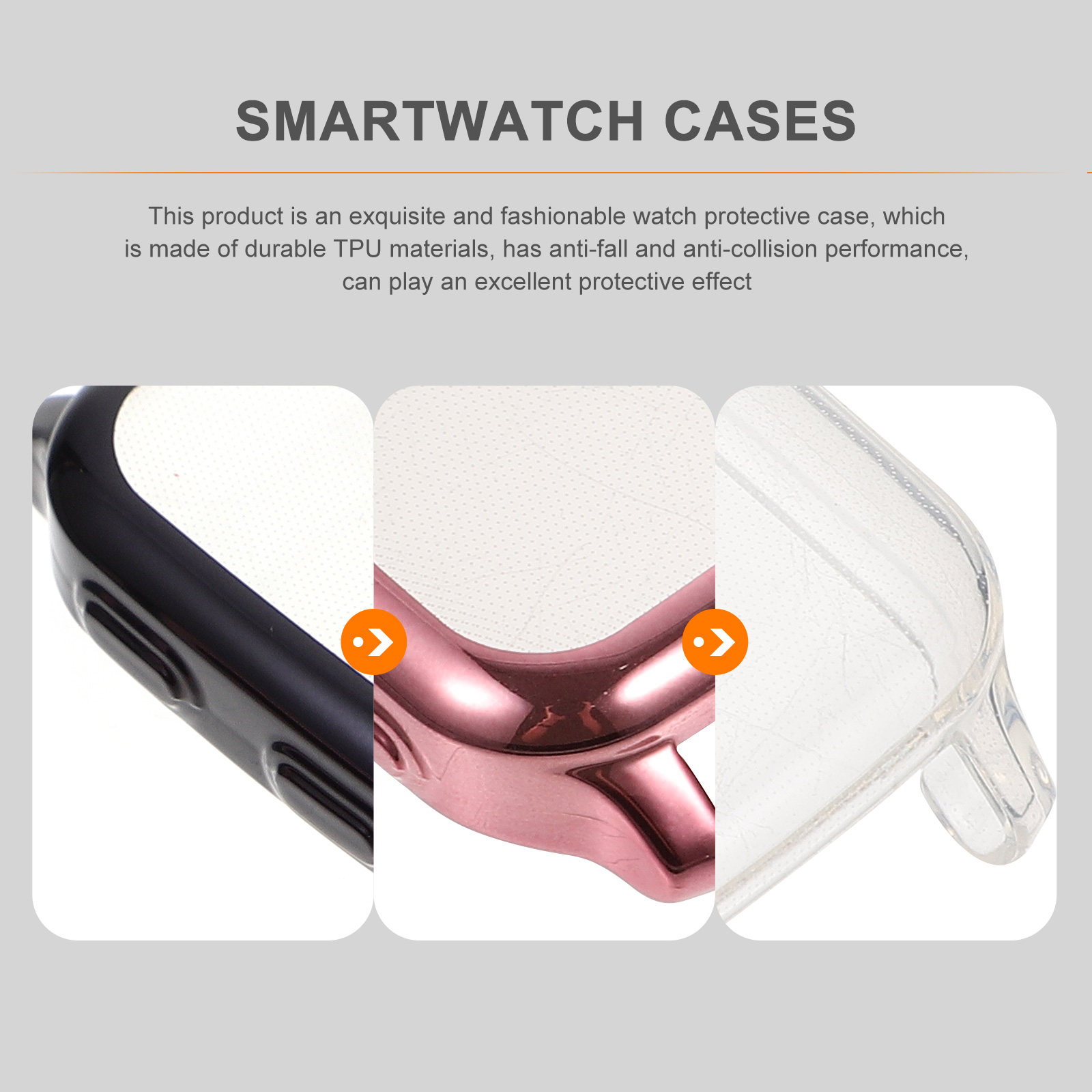 3Pcs Fashionable Tpu Watch Pro - Smartwatch Case 评论和价格