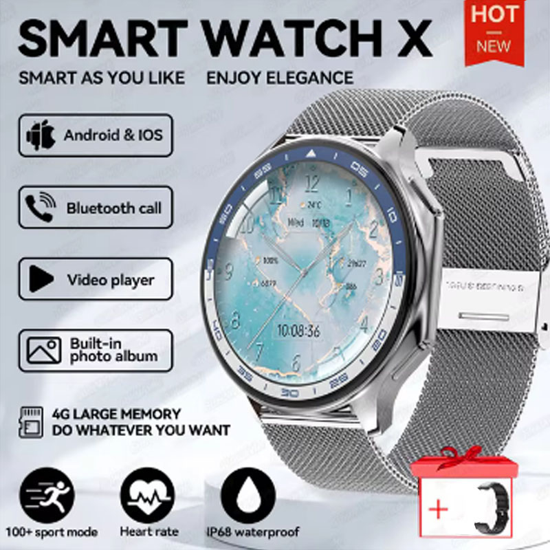 1.43 inch Big Screen Men Women - Smartwatch X12 评论和价格