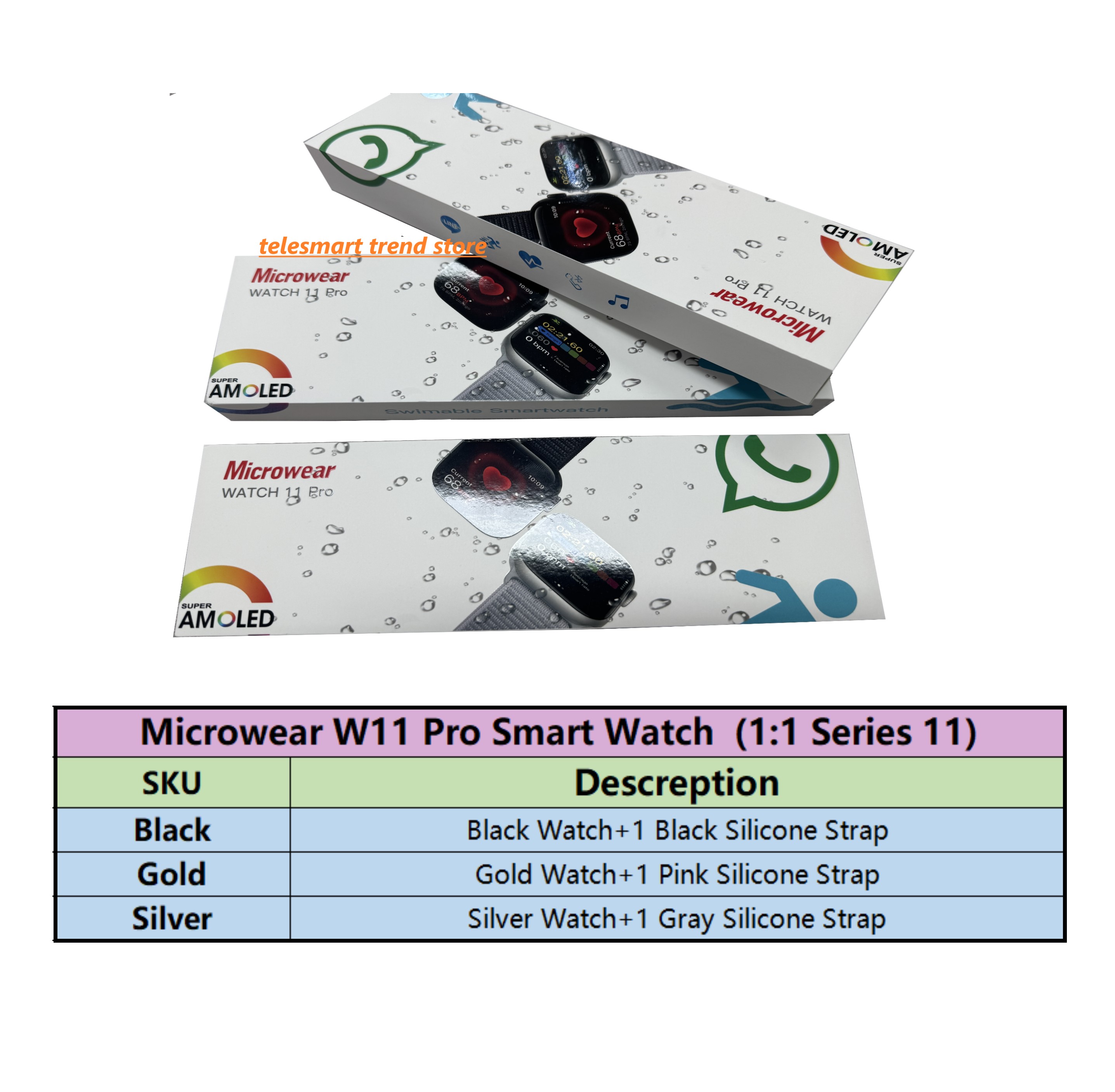 Latest W11 Pro Smart Watch S11 - Smartwatch M Active 评论和价格