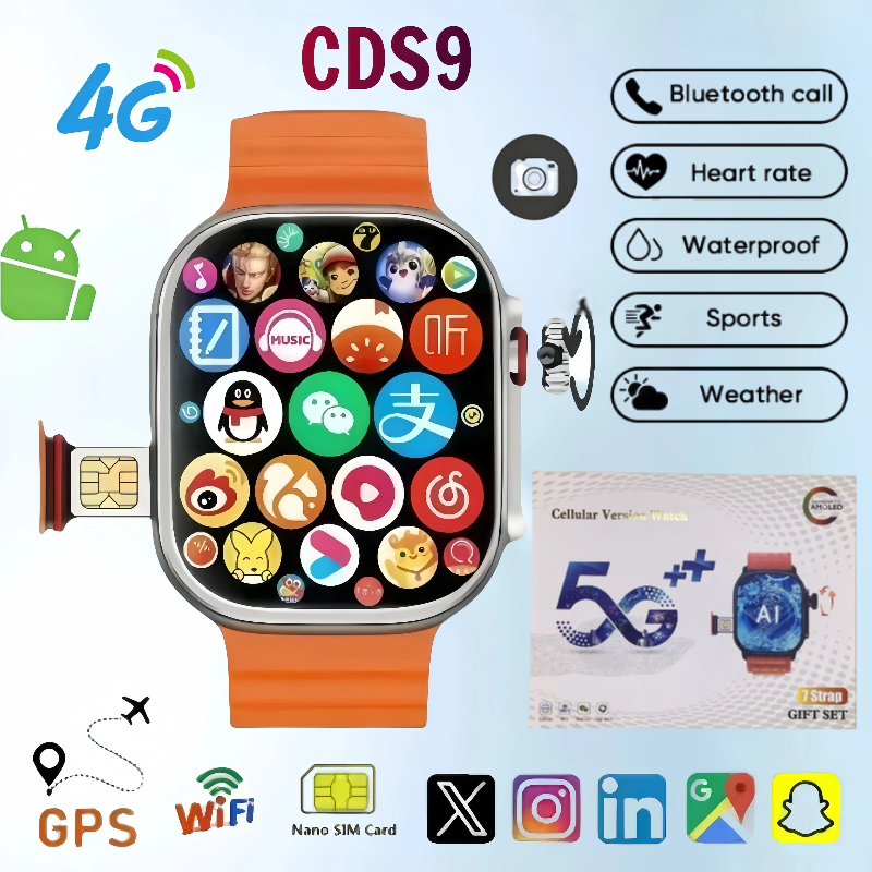 CDS9 Smartwatch Android 4G Net - Smartwatch Store 评论和价格