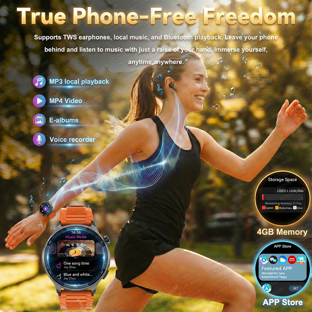 New 4GB Storage Smart Watch GP - Smartwatch Custom 评论和价格